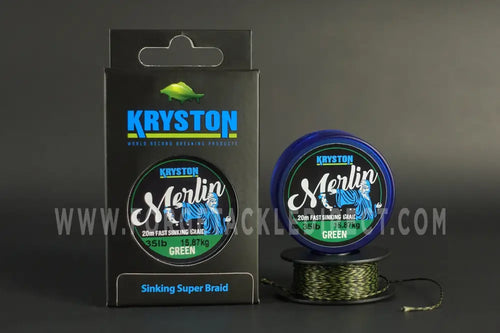 Merlin - Fast Sinking Supple Braid 25Lb X 20M Green Line